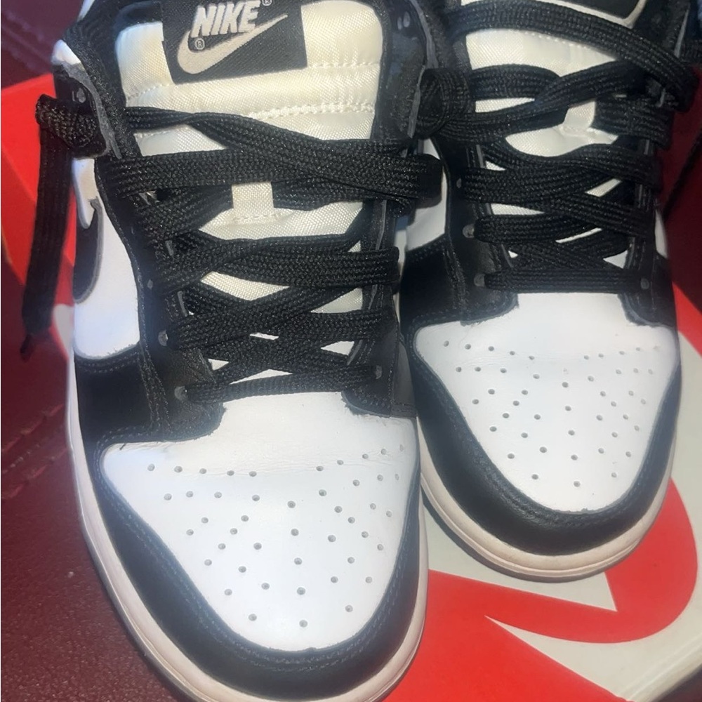 Nike Dunk Low in White and Black